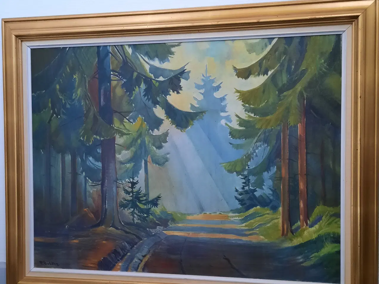 Billede 1 - Akrylmaleri. St..94 X 76 cm.