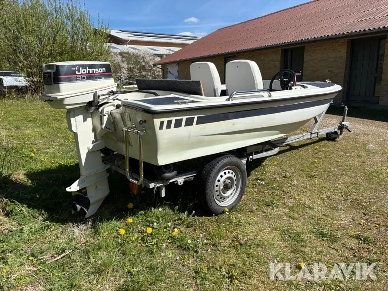 Billede 12 - Båd med ophalningstrailer med bladfjedre