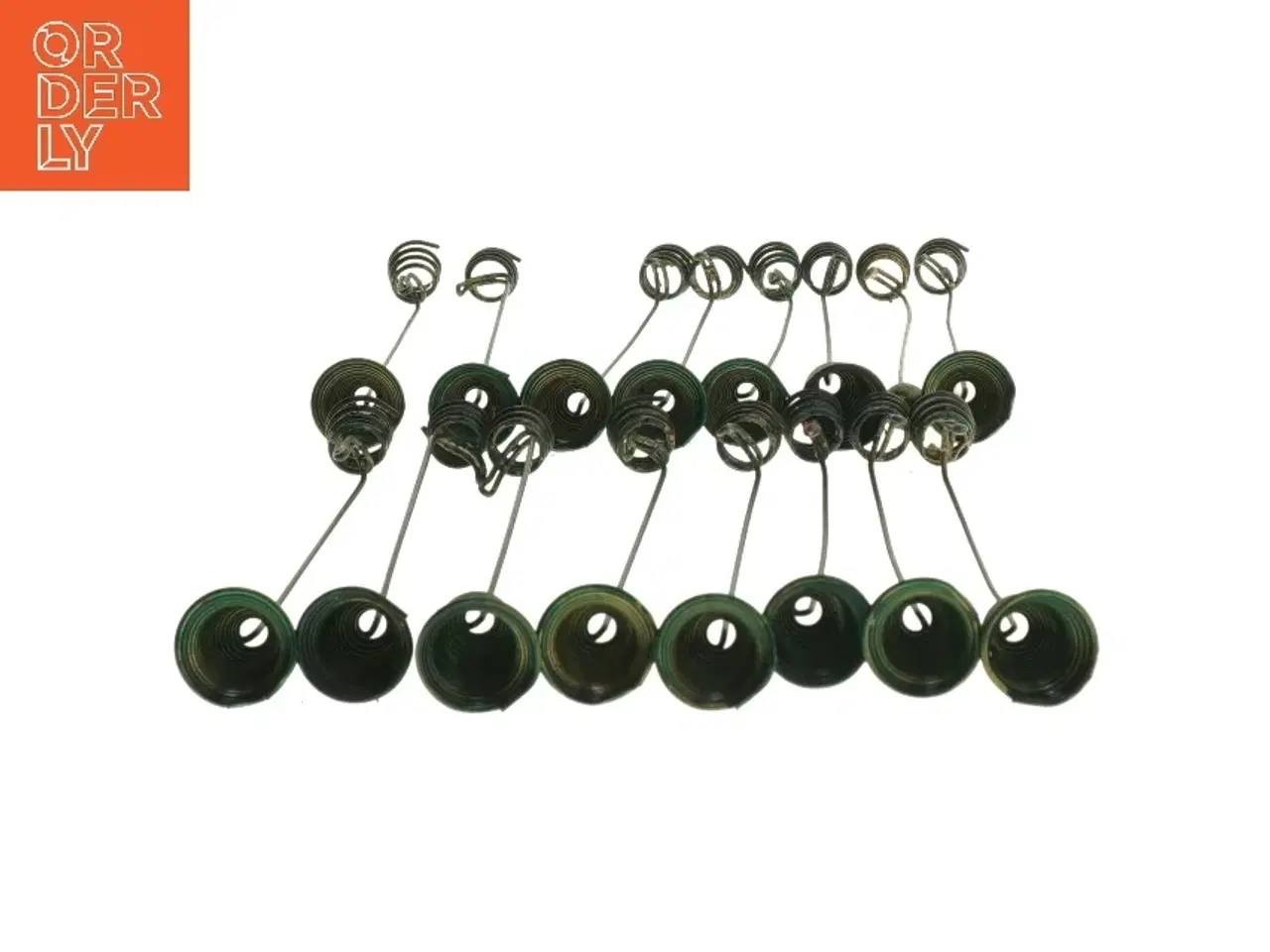 Billede 2 - Gamle holdere til juletræslys (str. styk, 15 cm)