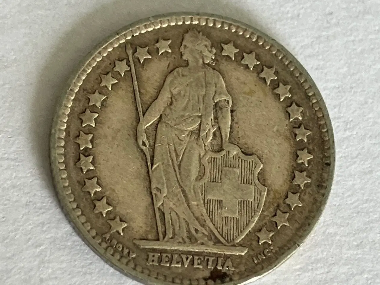 Billede 2 - 1/2 Franc Switzerland 1939