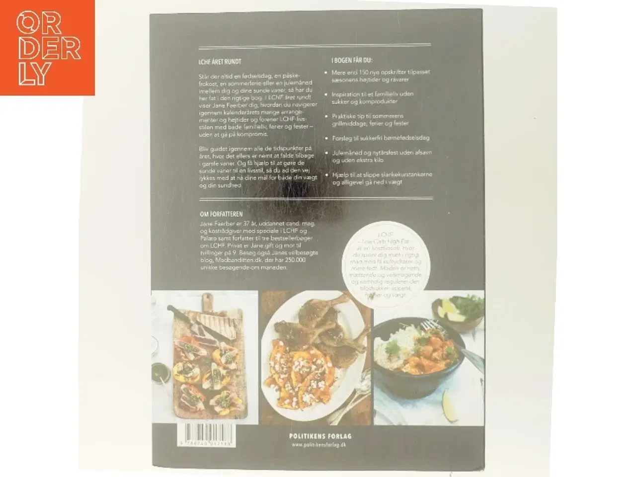 Billede 3 - LCHF året rundt : low carb high fat af Jane Faerber (Bog)