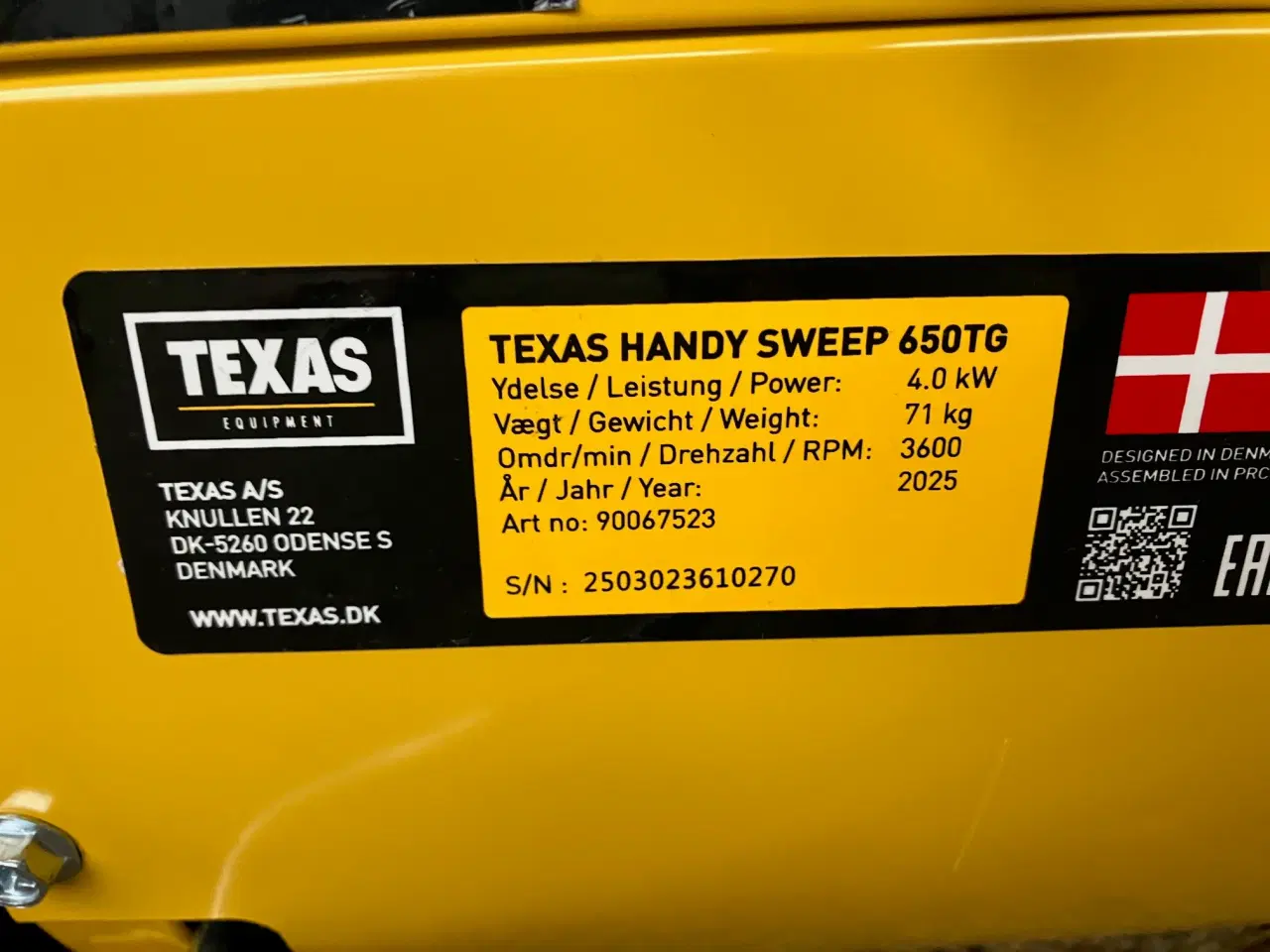 Billede 8 - Texas Handy Sweep 650 TG m/ 60 cm kost