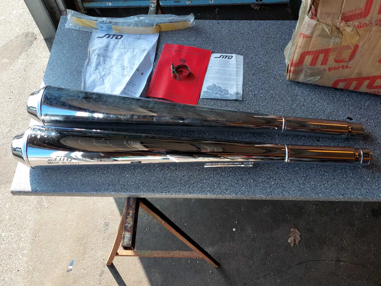 Billede 1 - Yamaha Xs 400 Sito udstødning