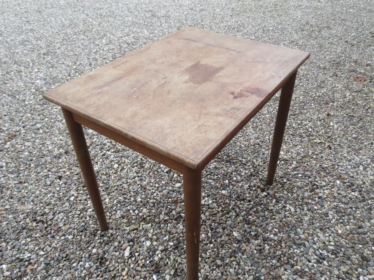Billede 2 - 1 stk Teak spiseborde 80-60 cm 