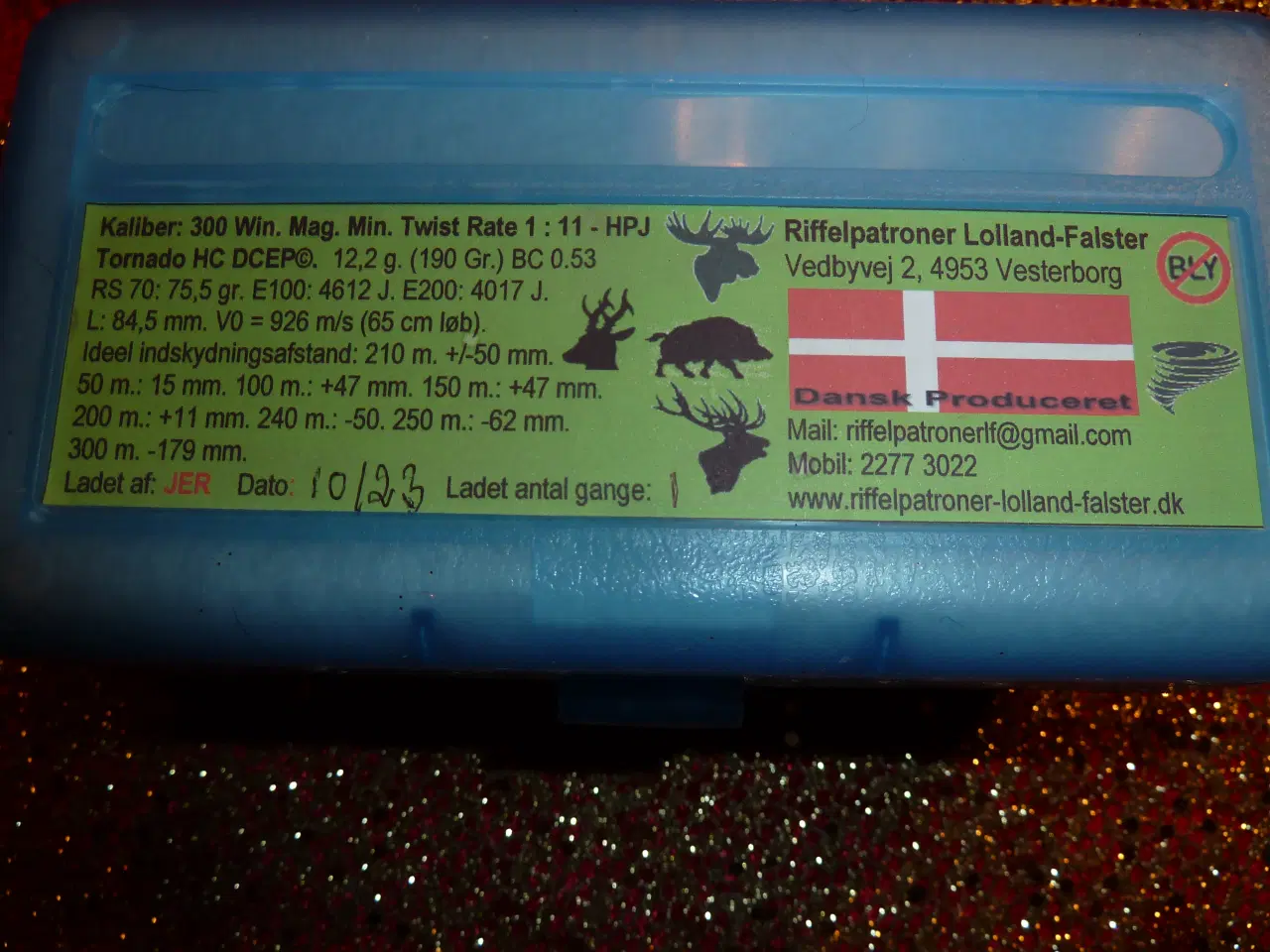 Billede 1 - JAGTAMMUNITION CAL. 300 WIN. MAG.