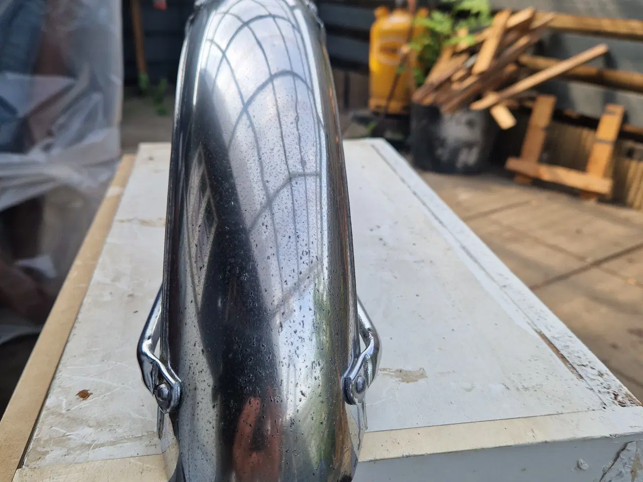 Billede 2 - Originale Chrome forskærm honda cd50 