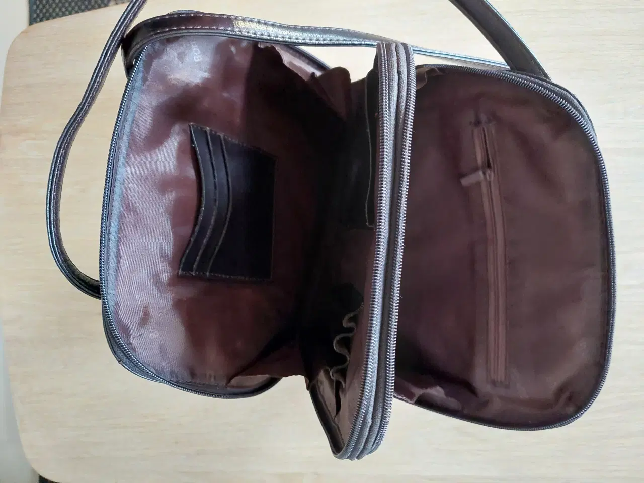 Billede 4 - Bon Gout skuldertaske - rygsæk i læder