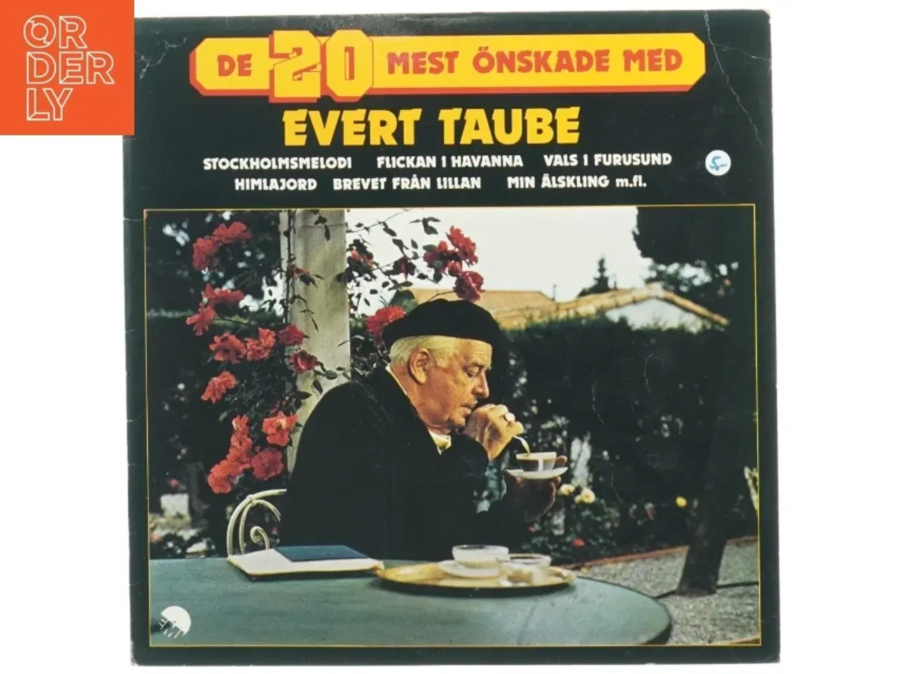 Billede 1 - Evert Taube LP fra Warner Bros. Records (str. 31 x 31 cm)