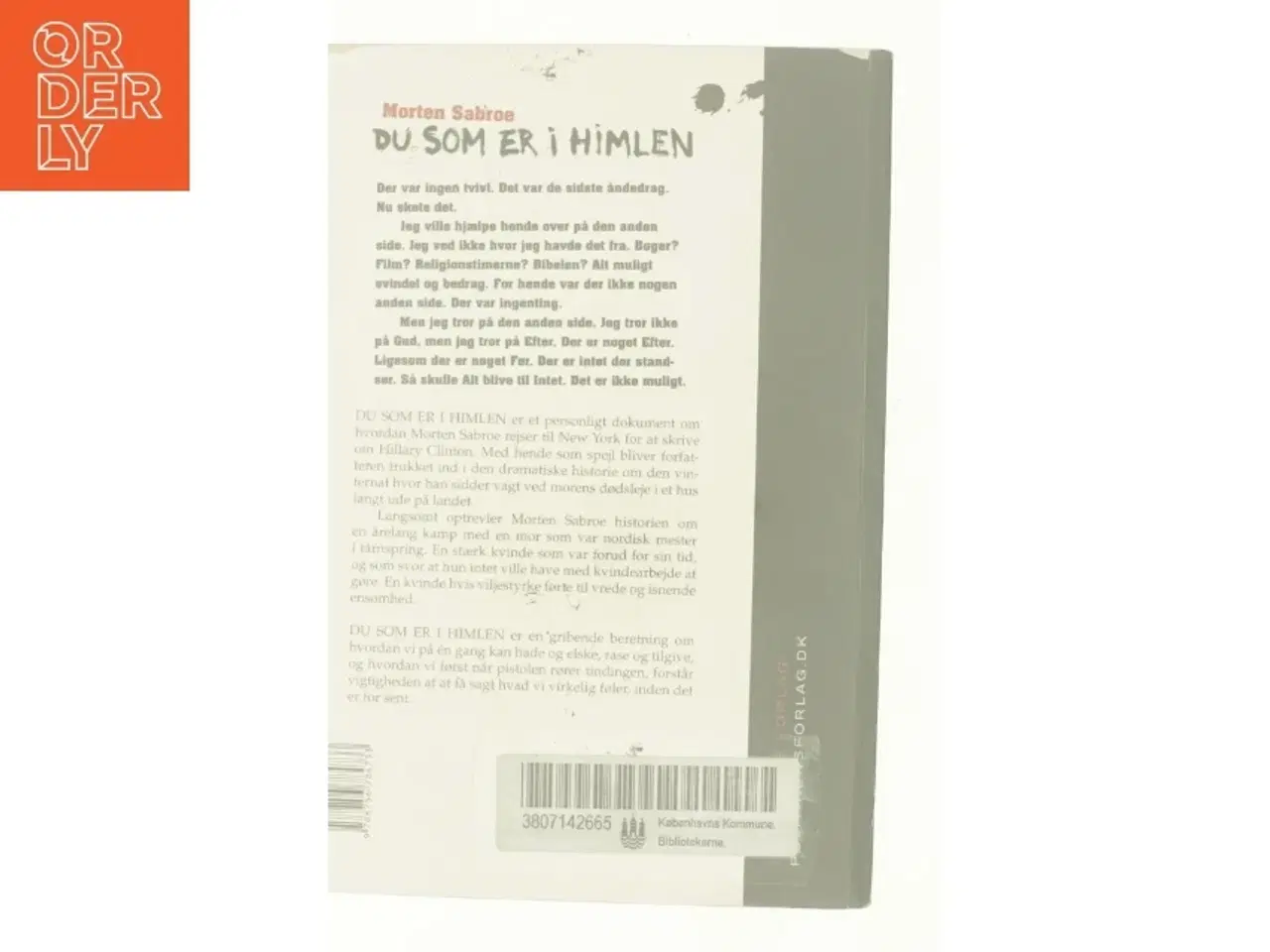Billede 3 - Du som er i himlen af Morten Sabroe (Bog)