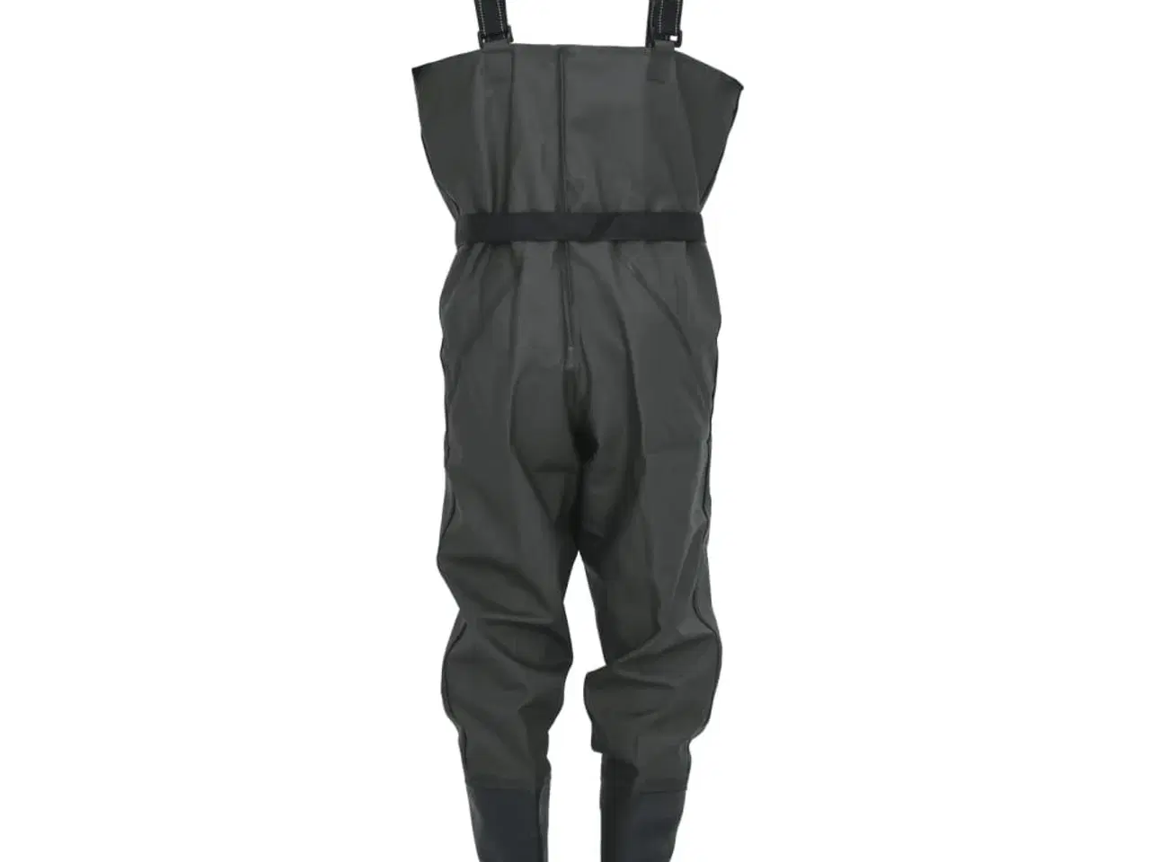 Billede 4 - Waders med støvler og bælte str. 38 mørkegrøn