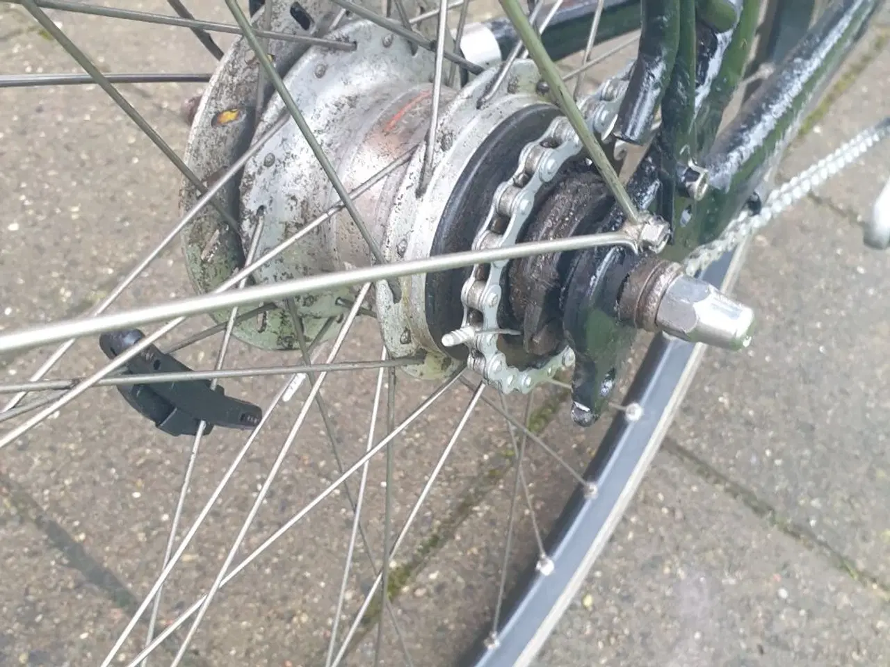 Billede 6 - Jensen damecykel m. barnestol, 7 gear, 51 cm stel