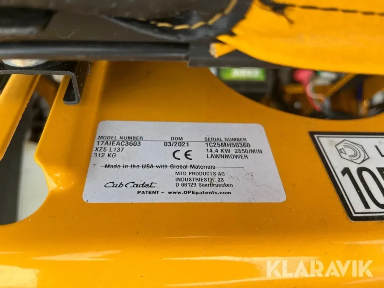 Billede 5 - Zeroturn Cub Cadet XZ5 Ultima