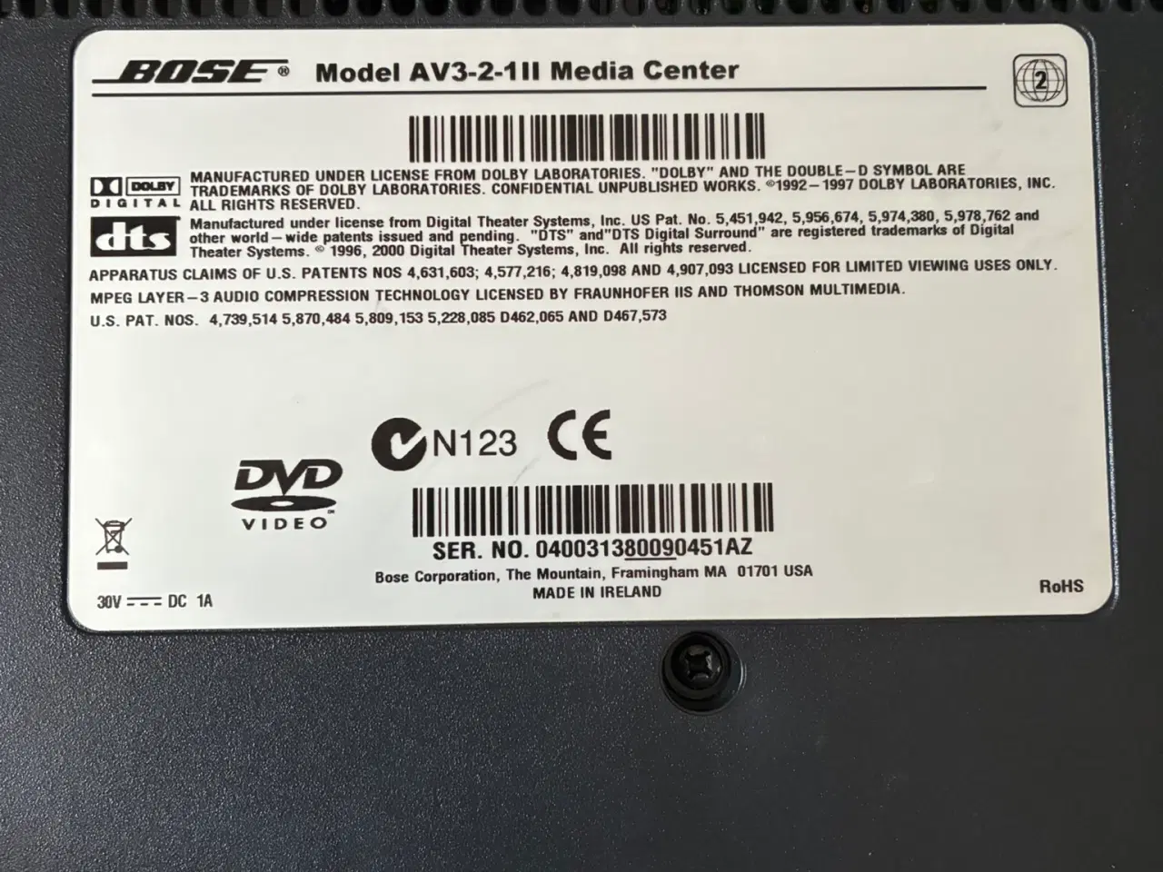 Billede 3 - Bose PS-321 mediacenter