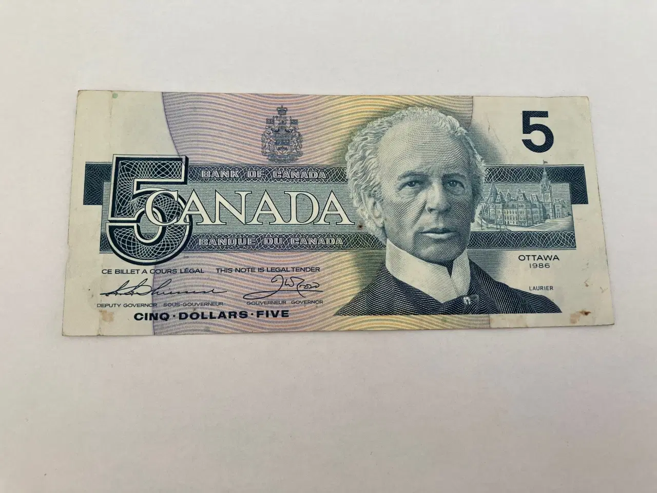Billede 1 - 5 dollar Canada 1986