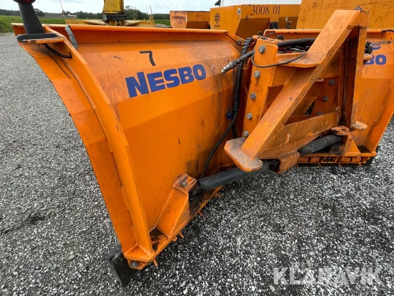 Billede 11 - Nesbo hydraulisk sneplov til traktor Nesbo
