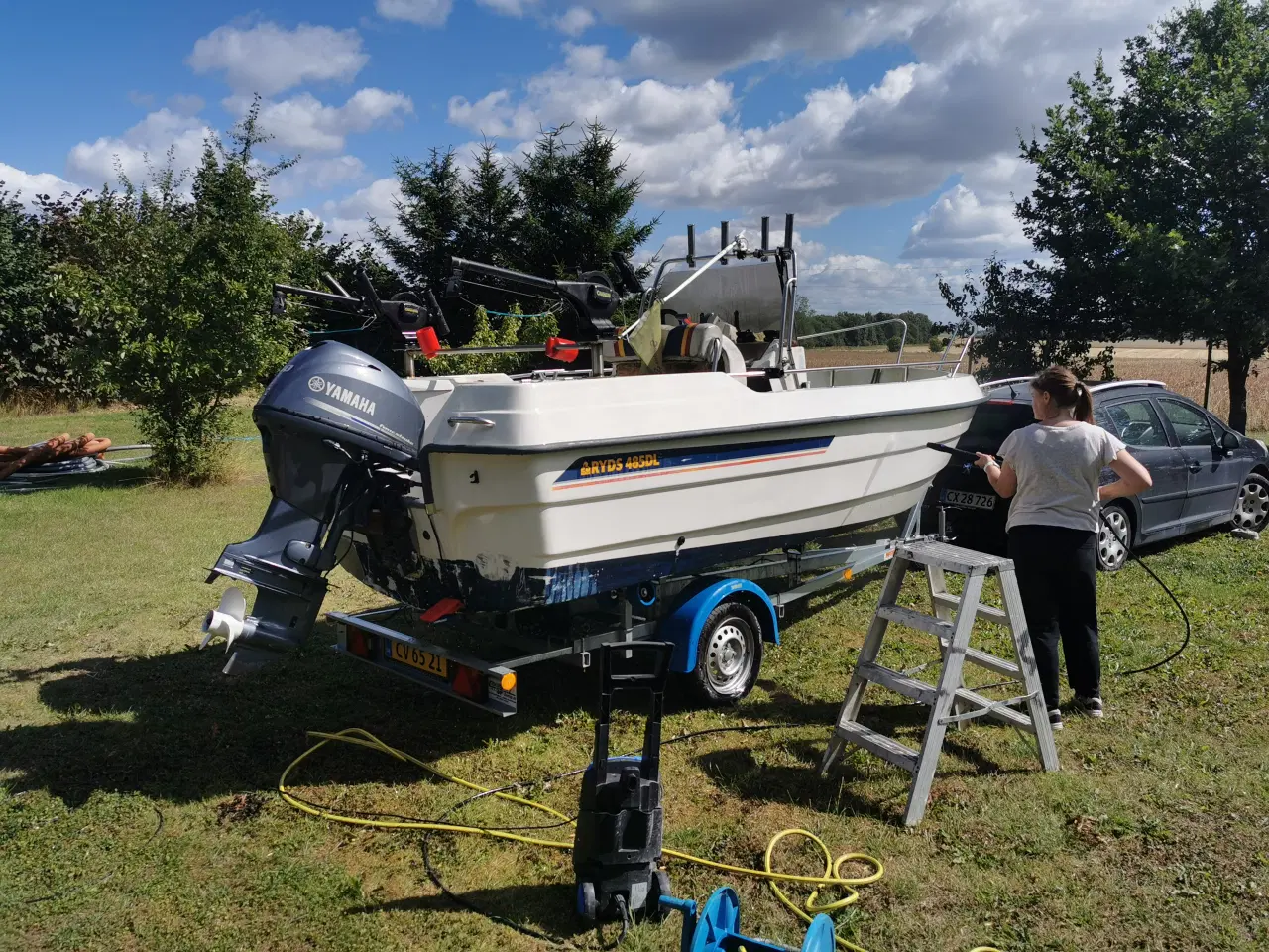 Billede 2 - Ryds 485 DL - Big Fish - Rigget op til trolling