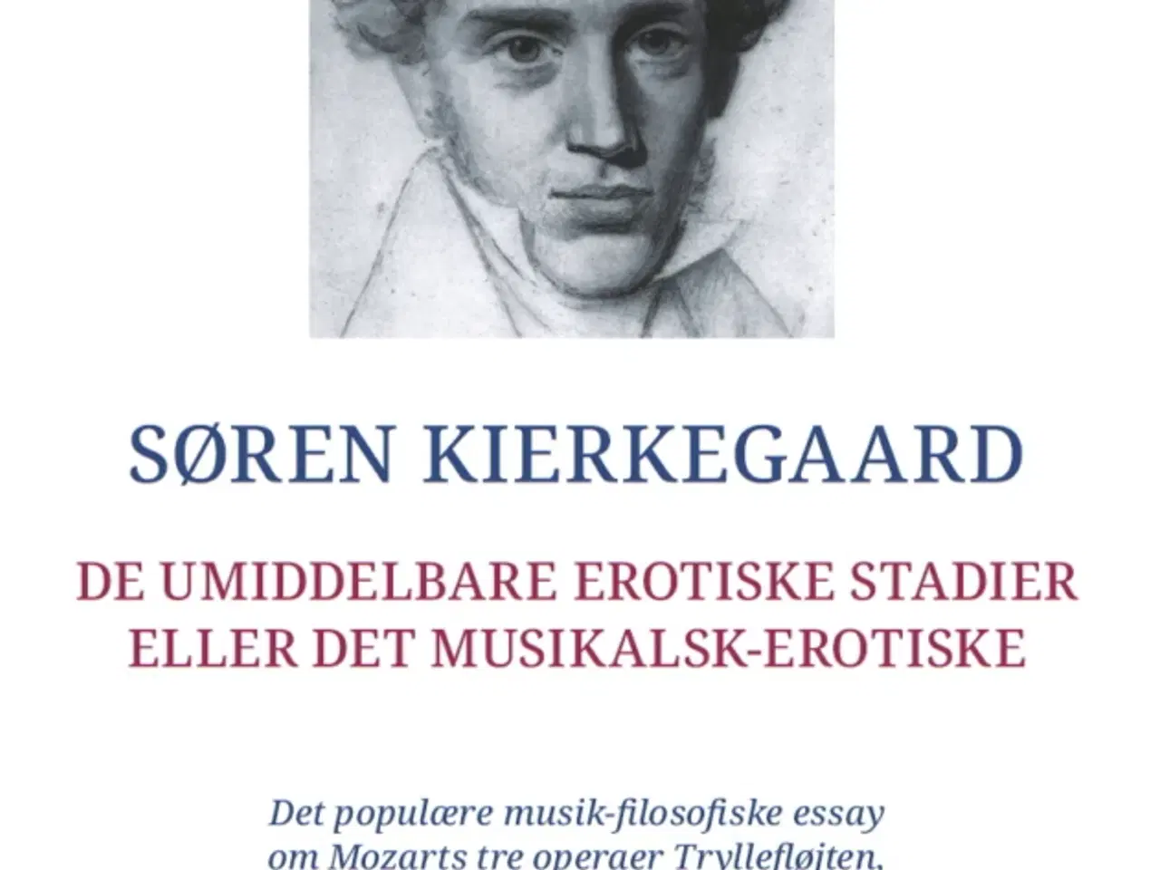 Billede 1 - De umiddelbare erotiske stadier Søren Kierkegaard