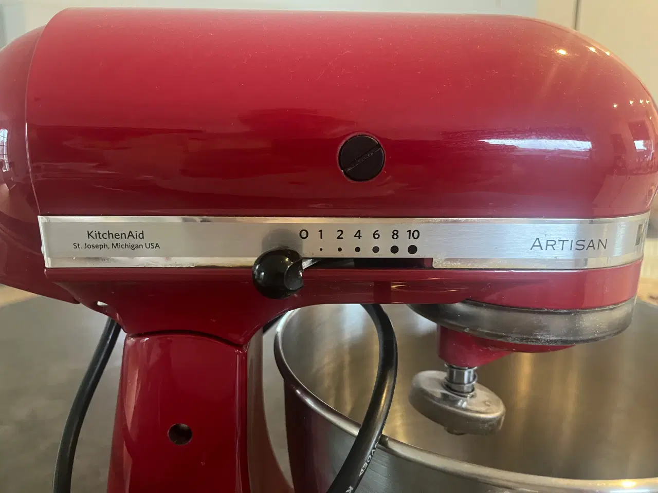 Billede 5 - KitchenAid Artisan 5KSM150 (rød) — velholdt + ekst