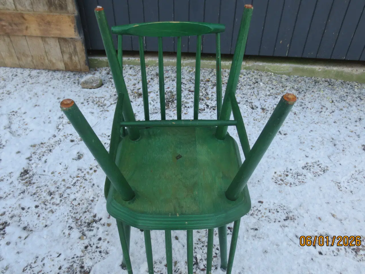 Billede 1 - 2 stk FDB Pindstole Grønne