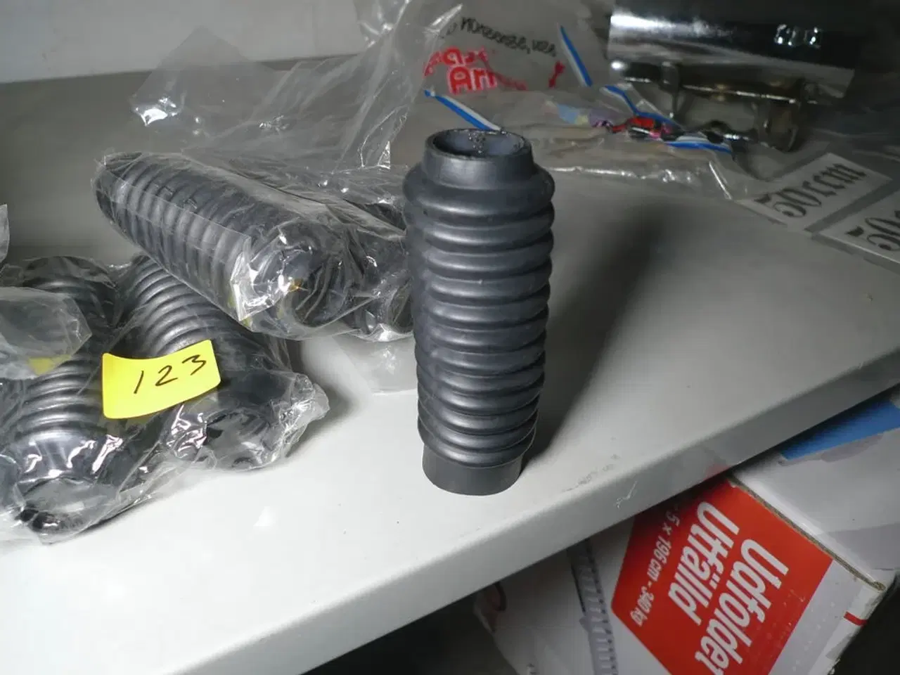 Billede 2 - 8 stk. gummimanchetter til forgaffel ca. L120mm ø20-30mm