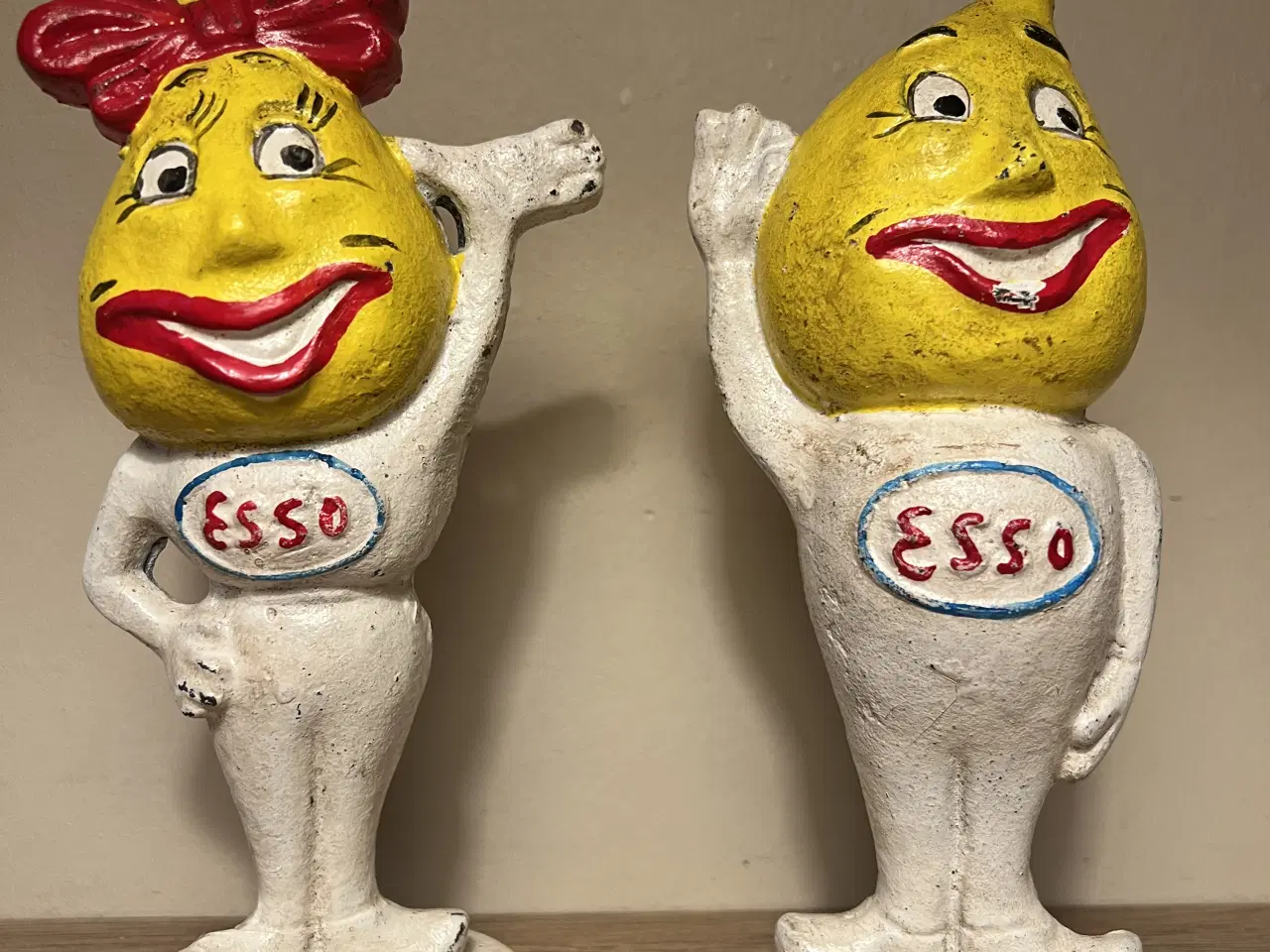 Billede 3 - Esso figurer/sparebøsser i støbejern 
