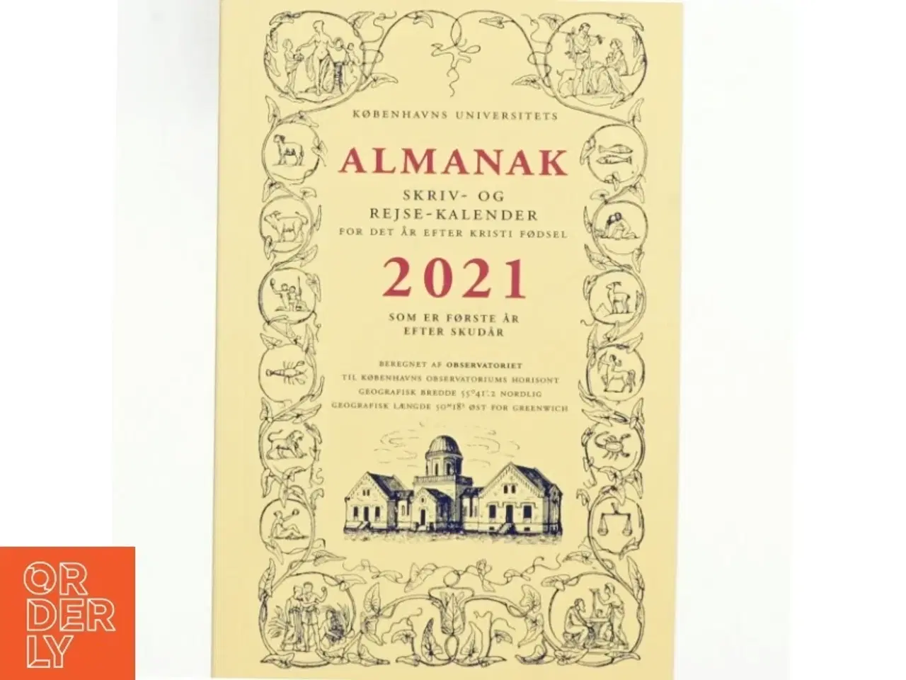 Billede 1 - Københavns Universitets Almanak skriv- og rejsekalender 2021 (Bog)