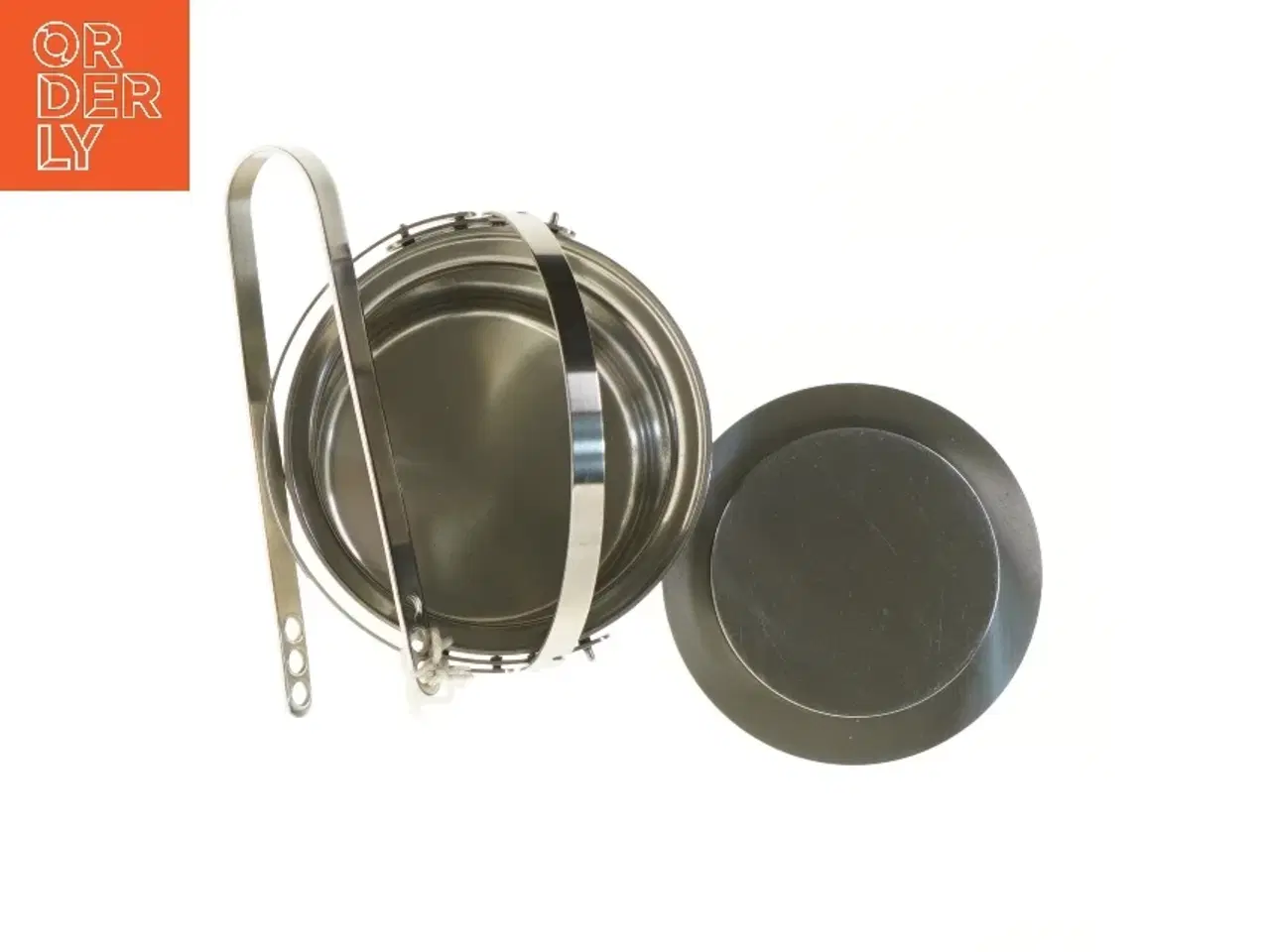 Billede 4 - Stelton isspand med låg og istang (str. Ø 13 cm højde 11 cm)