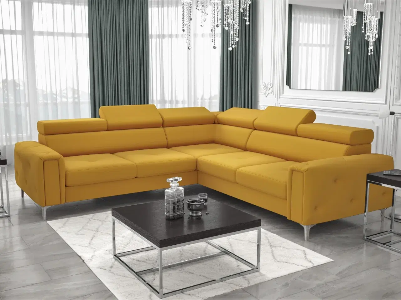 Billede 7 - ORIONIS I HJØRNESOFA MED SOVEFUNKTION 255×255 CM