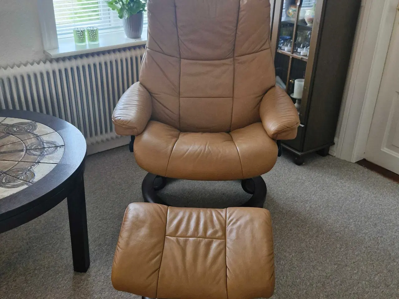 Billede 1 - Stressless stol m/fodskammel