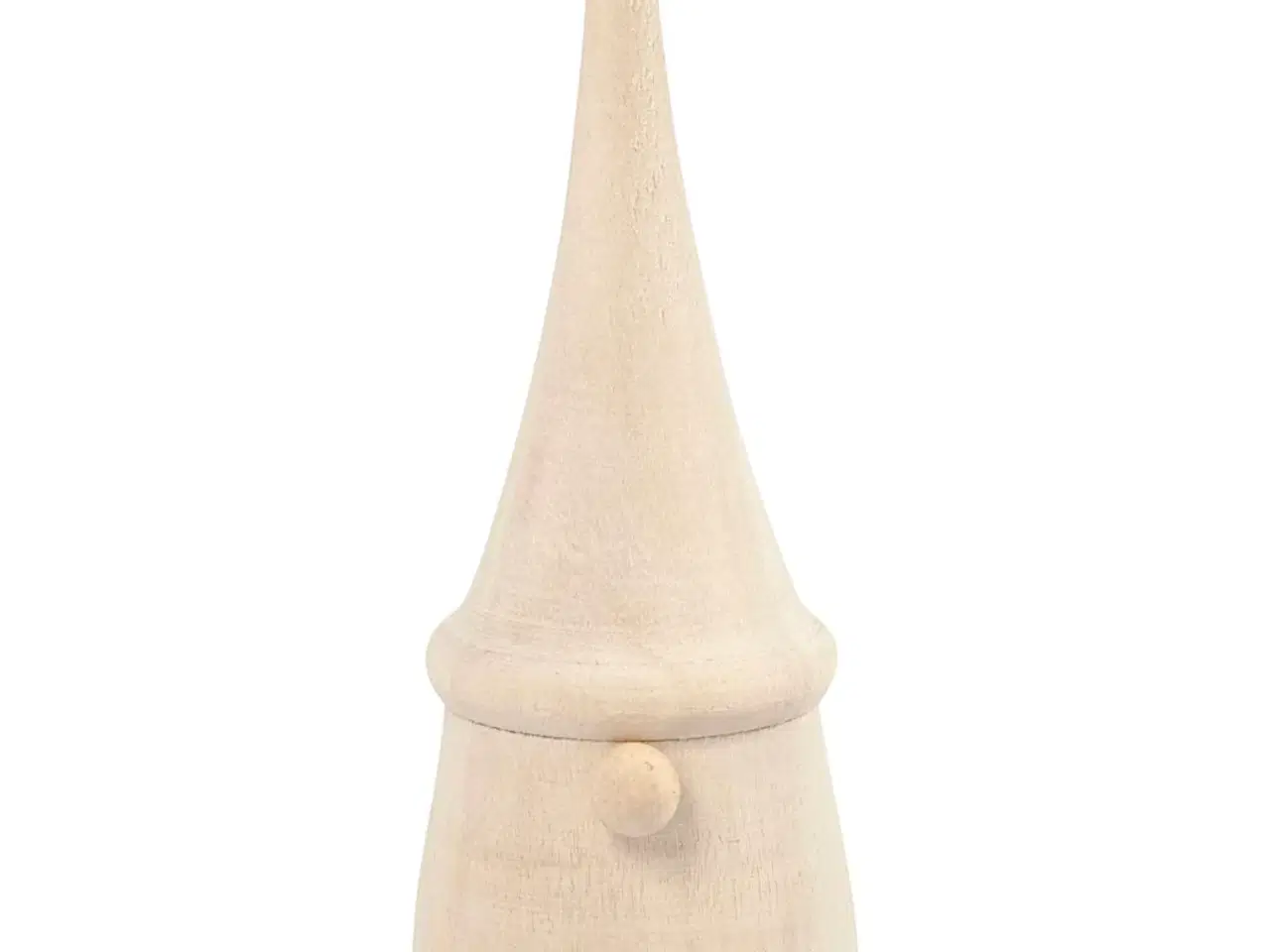 Billede 1 - Næsenisse i Lyst Træ - 8 cm Dekoration