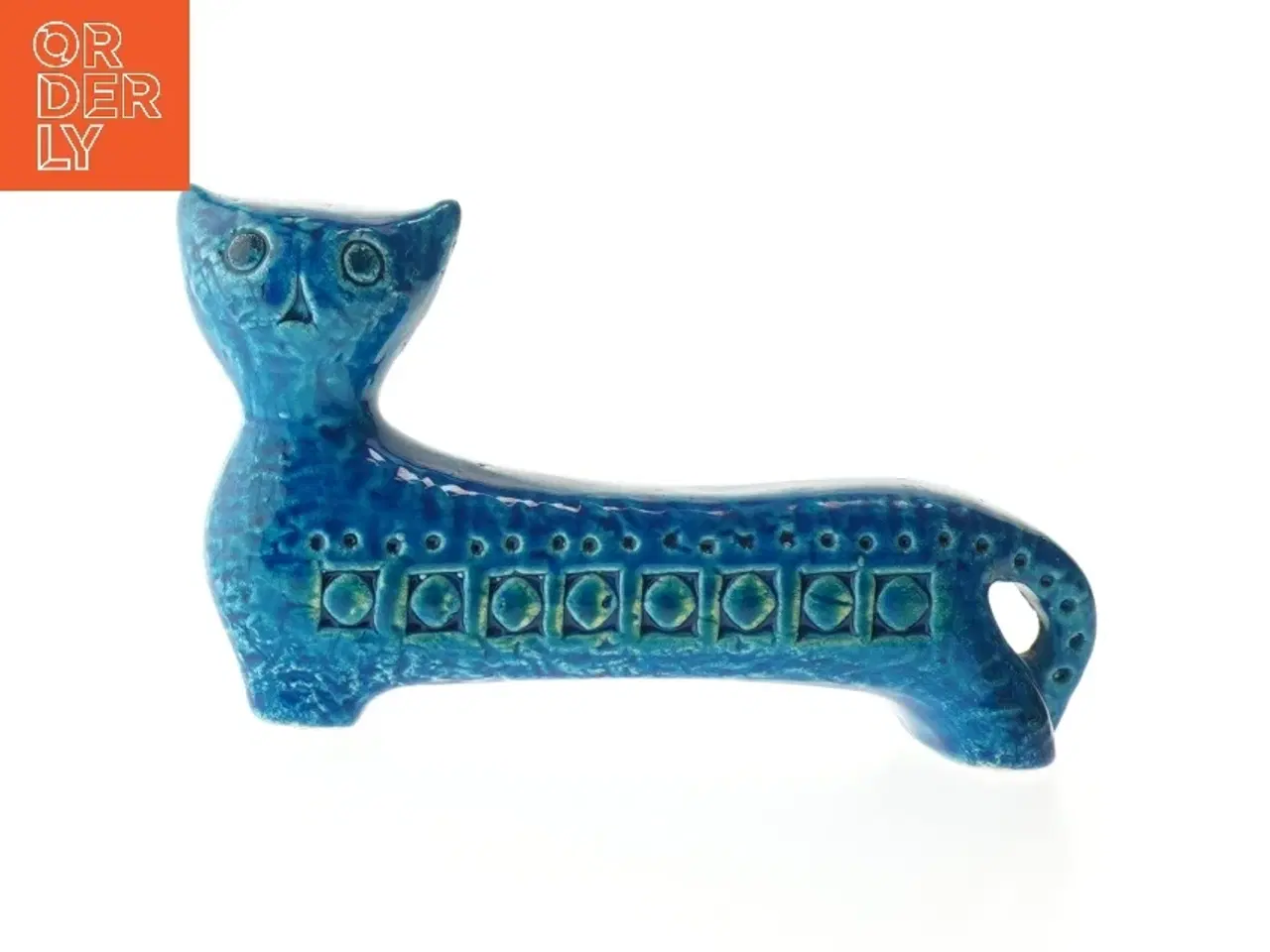 Billede 1 - Keramik kat fra Aldo Londi (str. 18 cm)