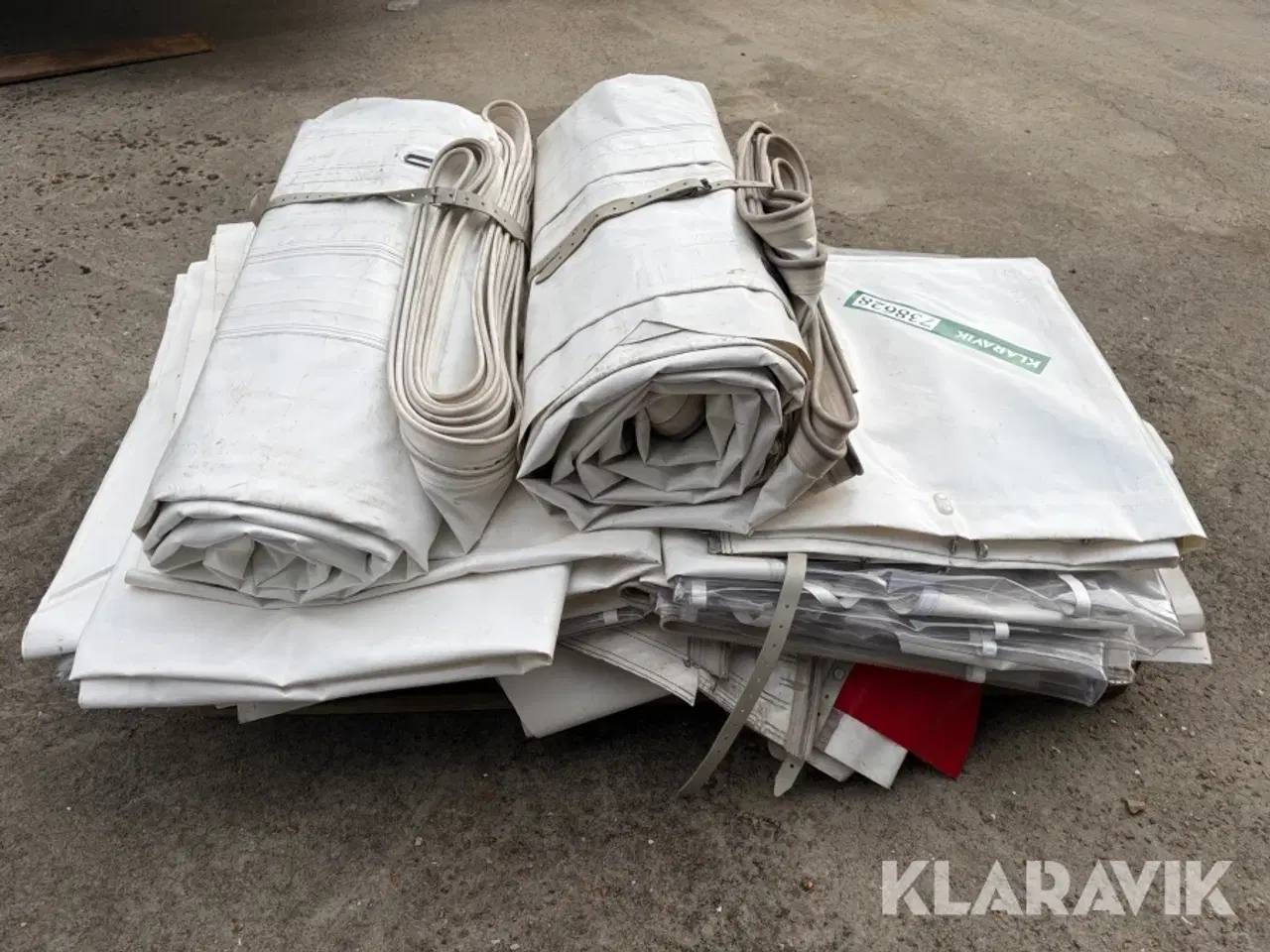 Billede 3 - Teltdug - assorteret til 9m telt