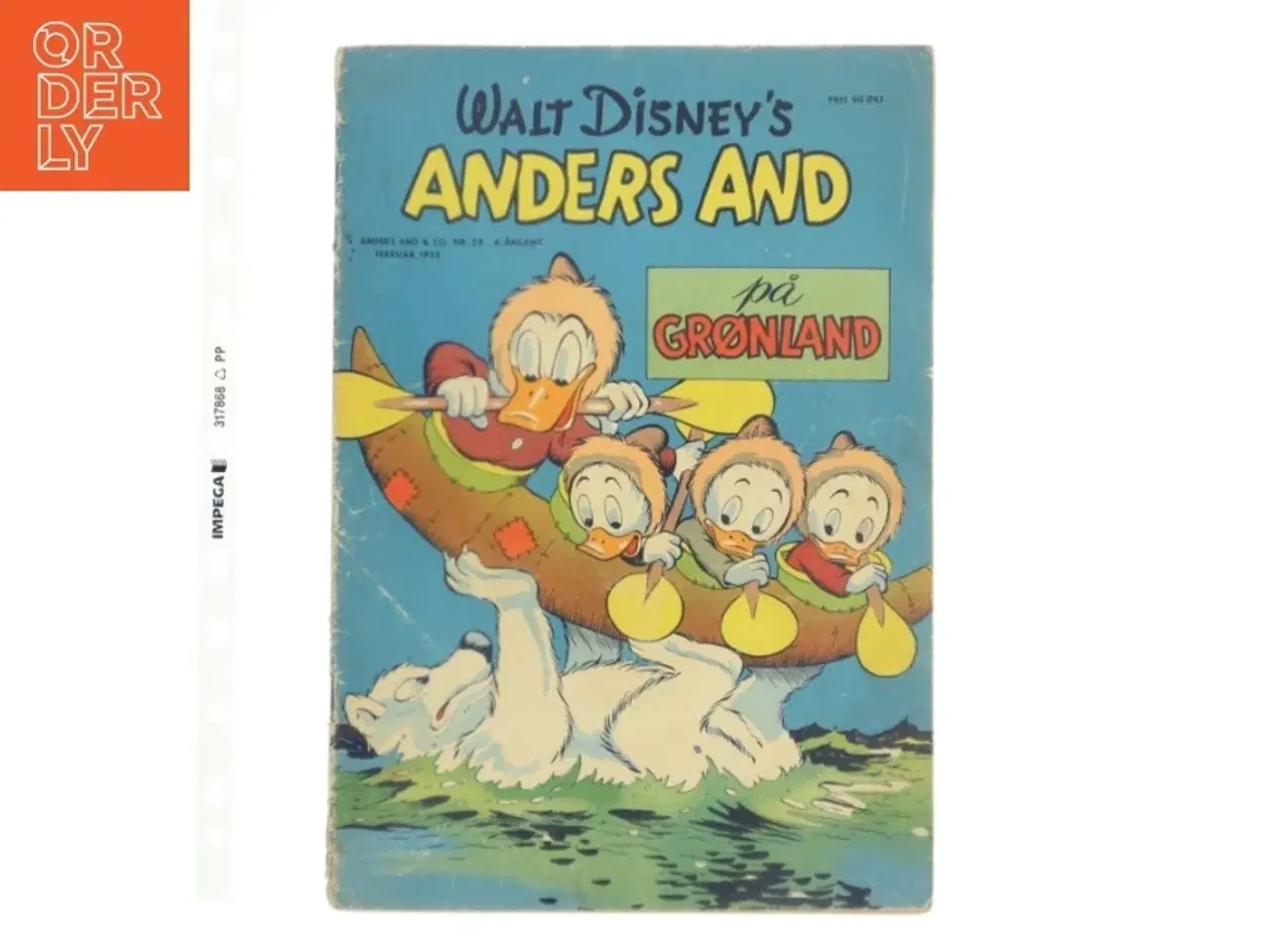 Billede 1 - Anders And på Grønland af Walt Disney (Bog)