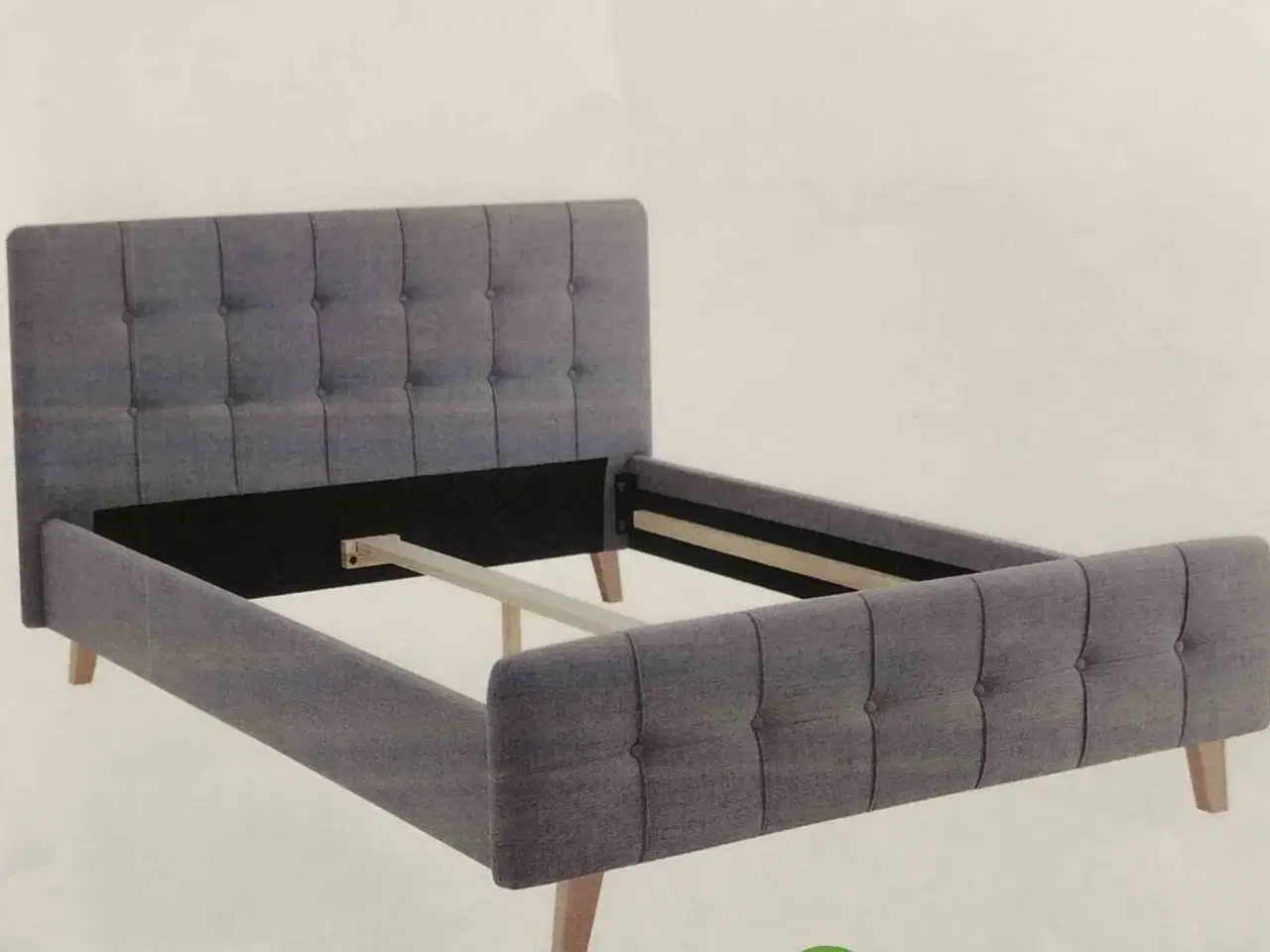 Billede 1 - Liam sengeramme til boxmadras 140x200 cm Grå