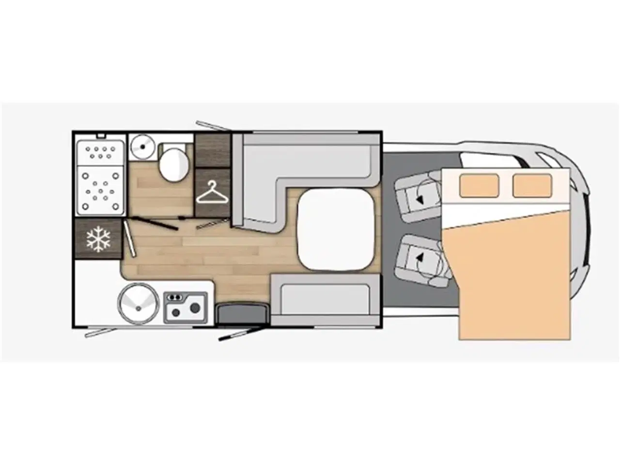 Billede 4 - 2024 - Benimar Tessoro T481 NK   Benimar Tessoro T 481 2024 - Kan ses nu hos Camping-Specialisten.dk