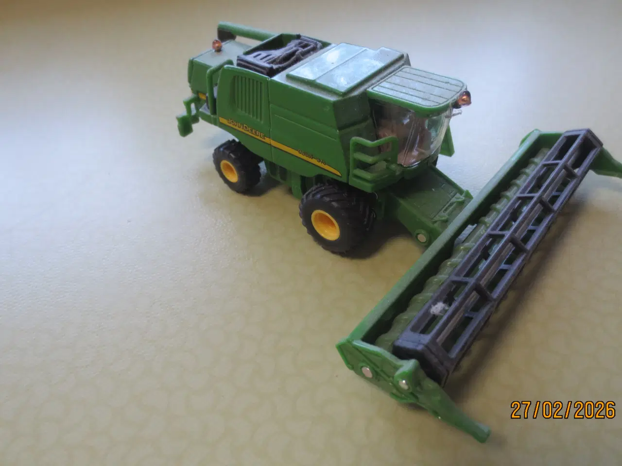 Billede 5 - 1  stk John Deere Blokvogn med John Deere traktor