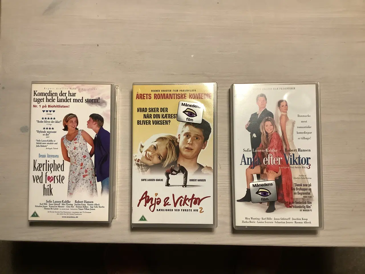 Billede 1 - VHS film Anja og Viktor 3 stk.