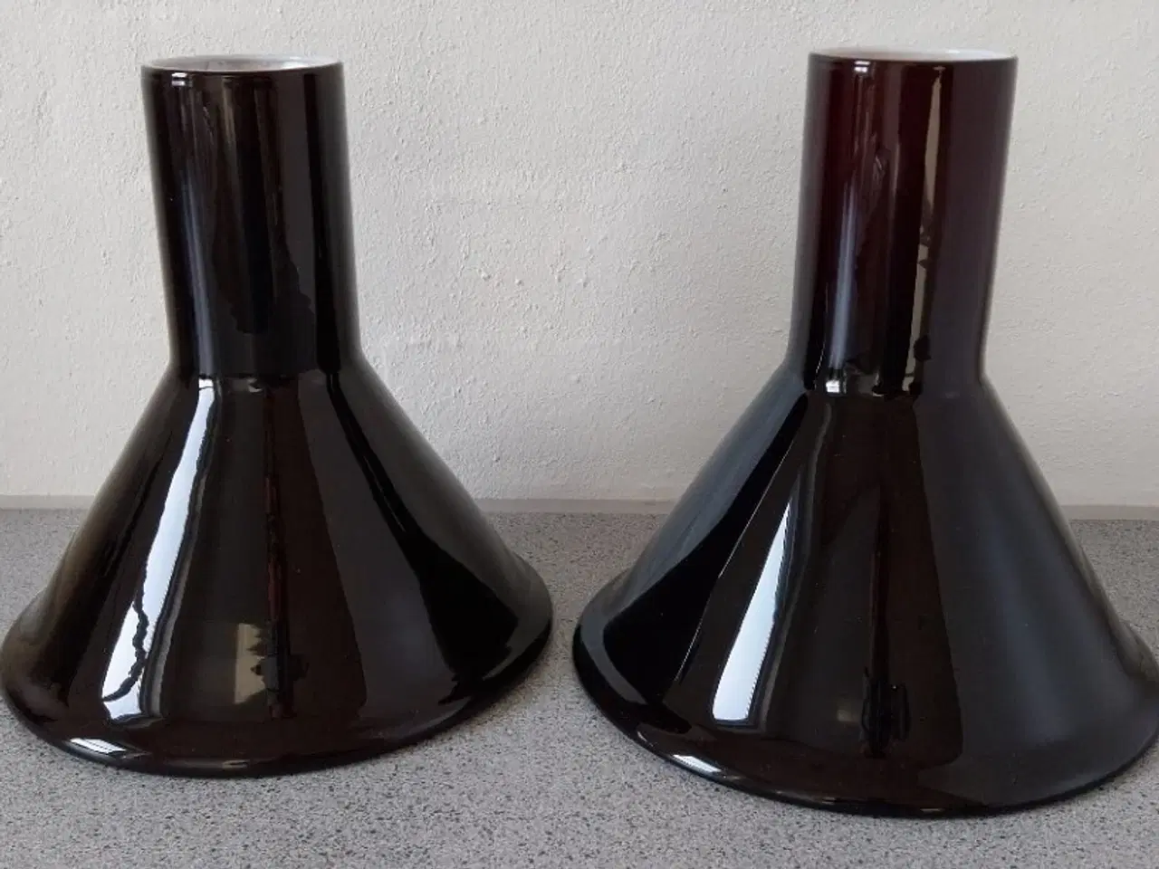 Billede 1 - Holmegaard P&T mini pendel aubergine