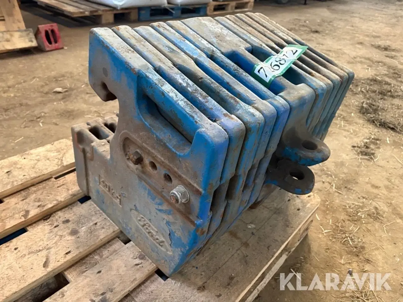 Billede 1 - Justerbar vægtklods - 600 kg i alt