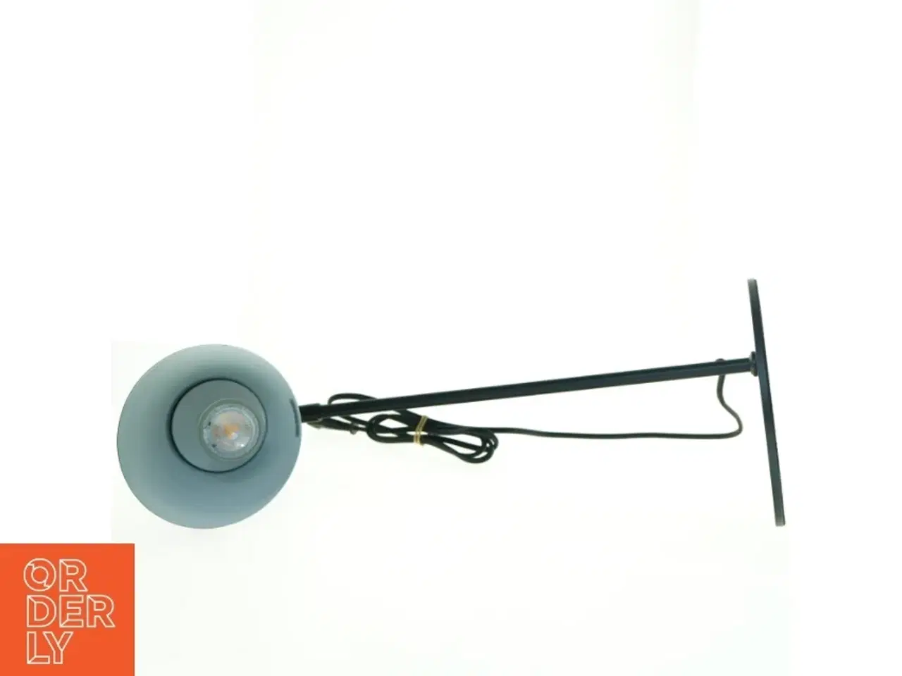 Billede 3 - Bordlampe i metal med justerbar arm (str. 52 x 18 cm)