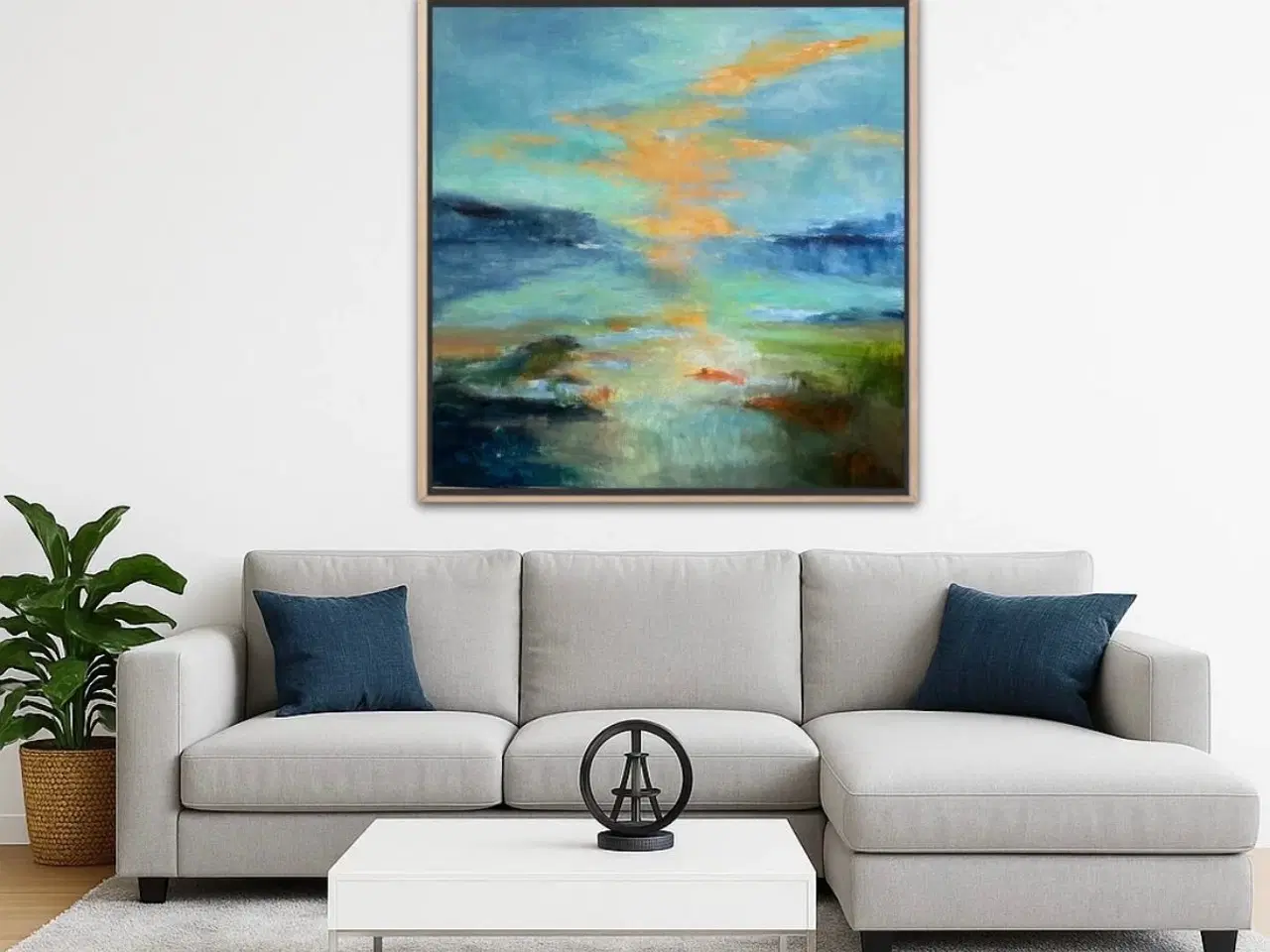 Billede 3 - Abstrakt landskab 100x100