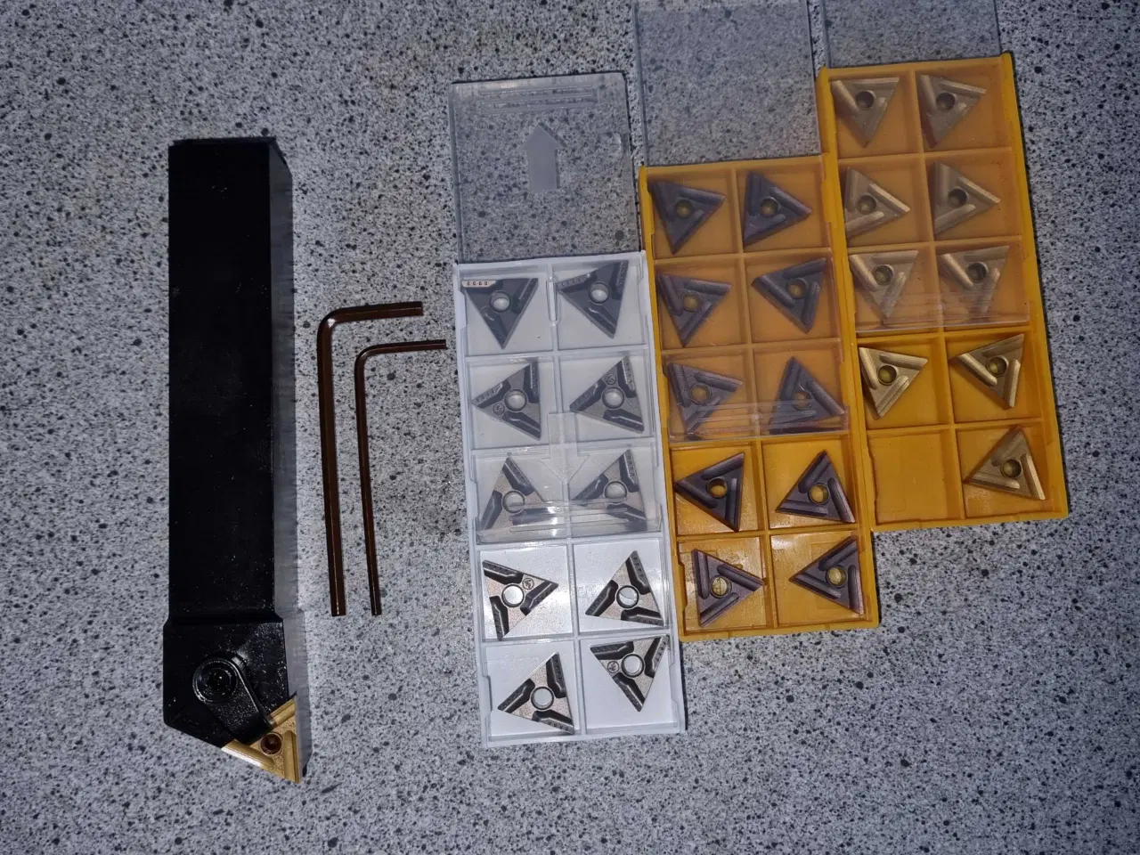 Billede 1 - Right sidestål med 30 platter og værktøj