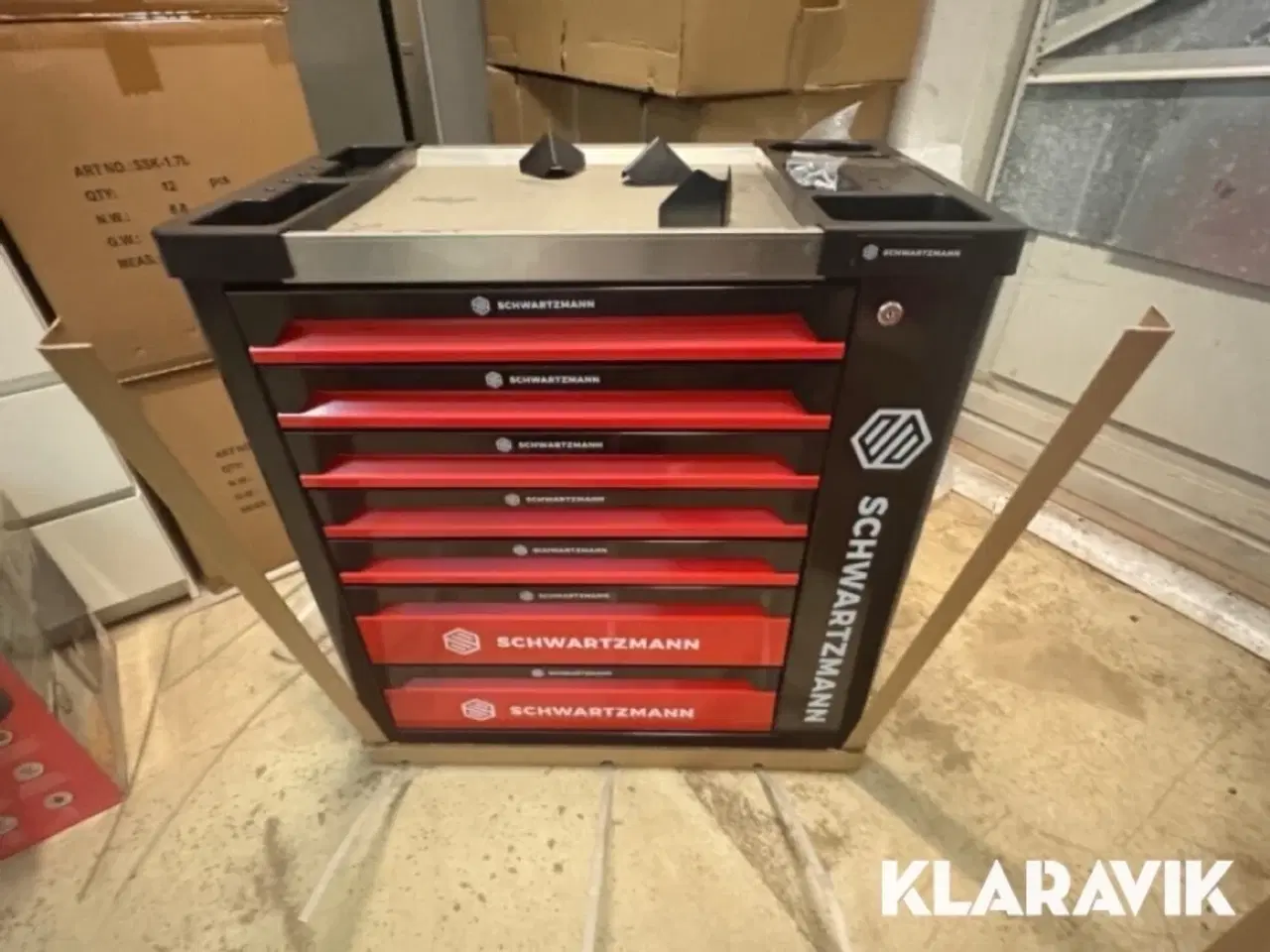 Billede 2 - Værktøjsvogn Schwartzmann 259 dele værktøj