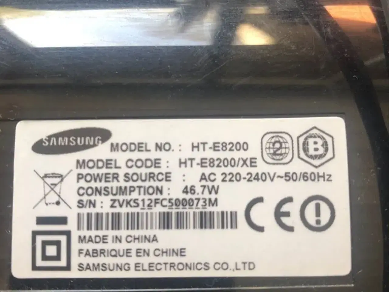 Billede 1 - Samsung Ht8200