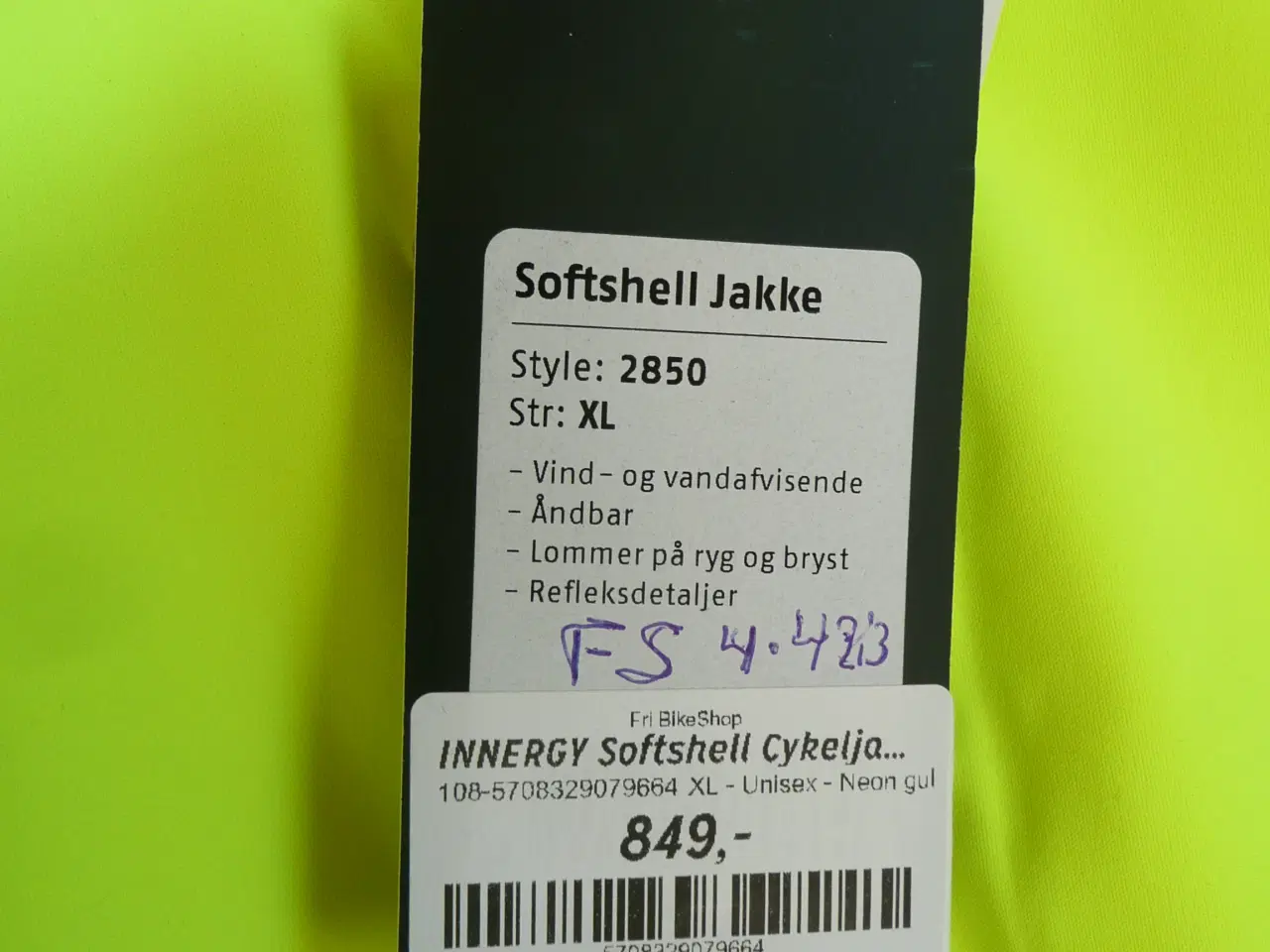 Billede 2 - softshell cykeljakke