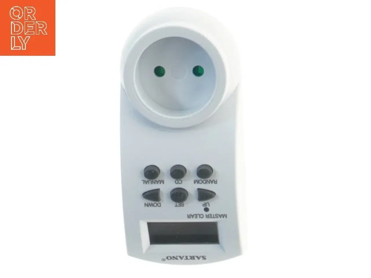 Billede 1 - Elektronisk timer stikkontakt fra Sartano (str. 13x6 cm)