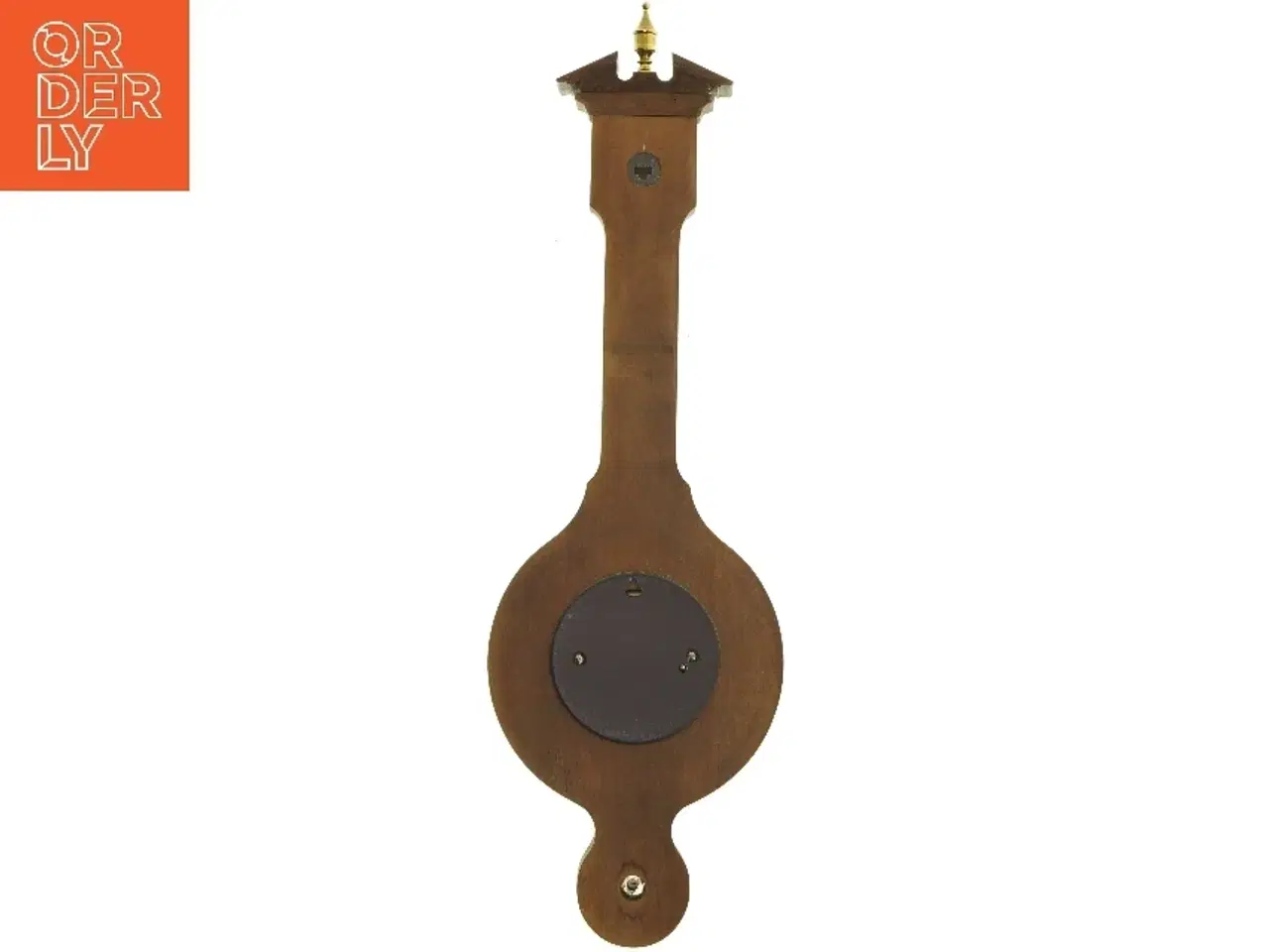 Billede 3 - Gammelt Vægbarometer og termometer (str. 54 cm)