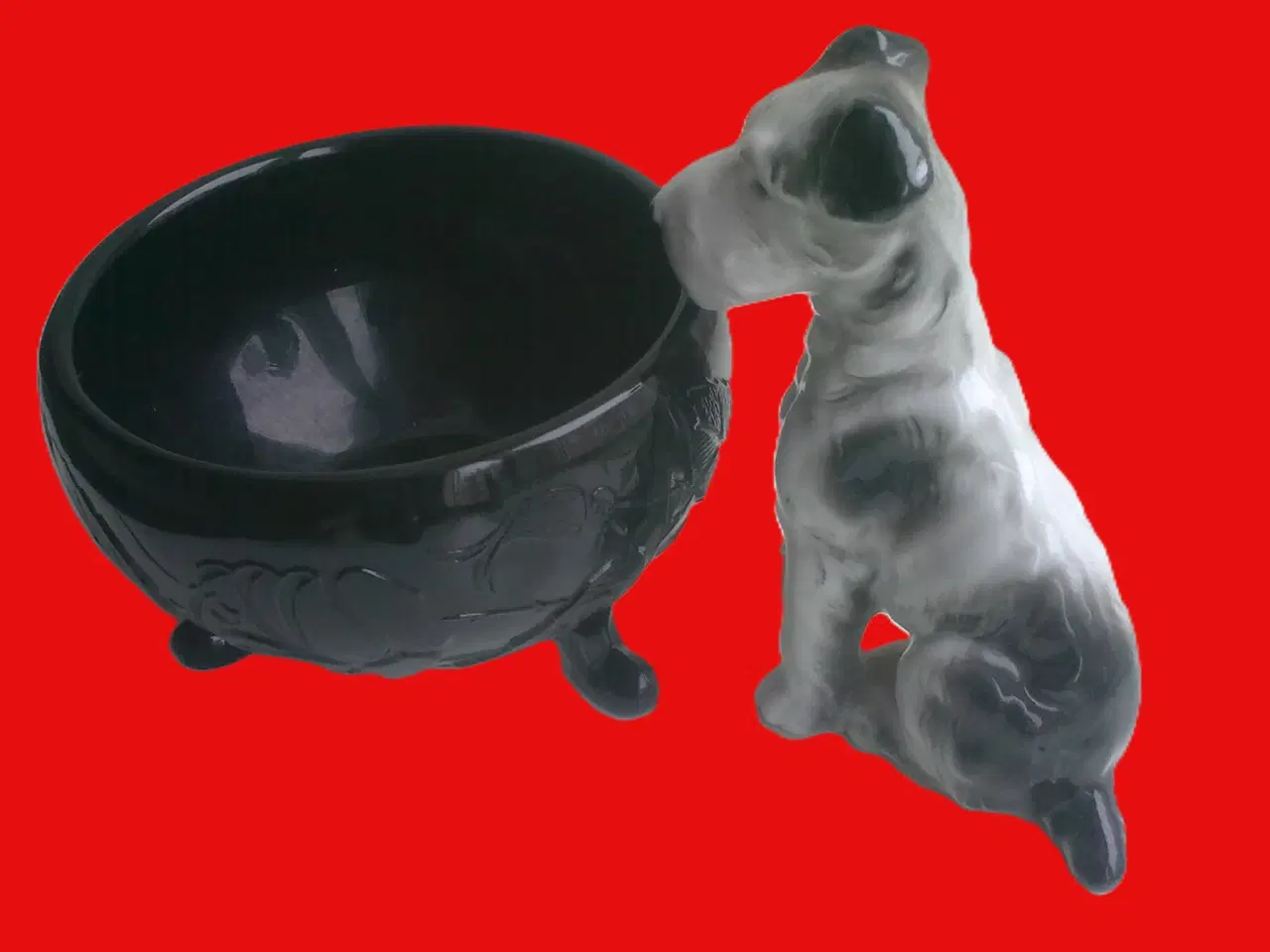 Billede 1 - Hundeskål & hund og skål RETRO flere racer