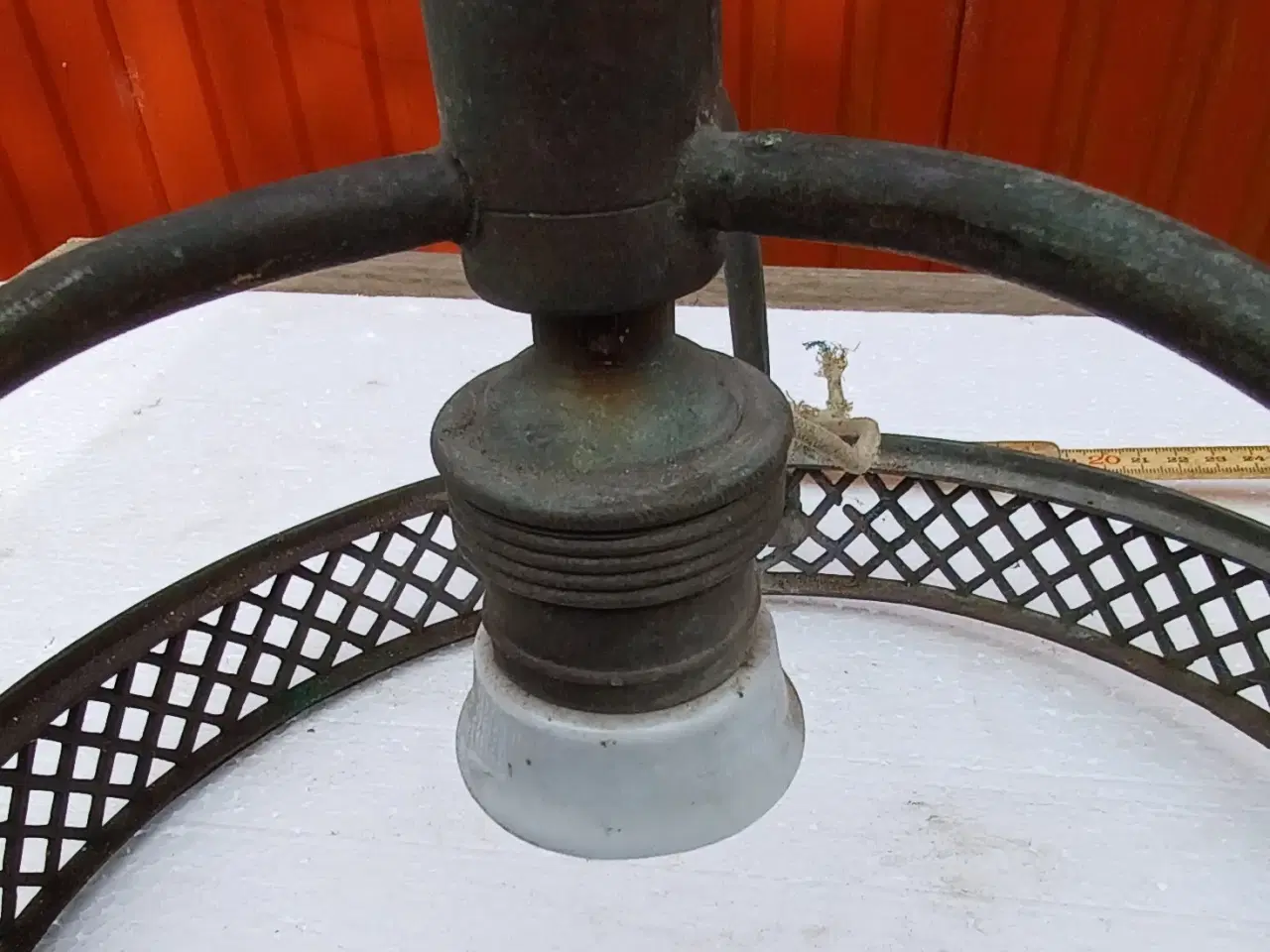 Billede 3 - Antik lampedel.