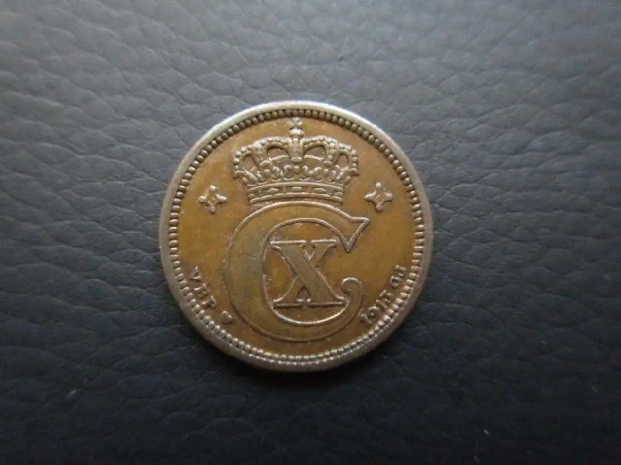 Billede 1 - 2 øre 1913 pæn